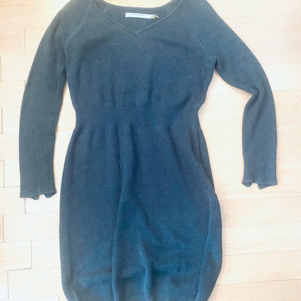 Marc cotton knit elegant lightweight sweater  dress